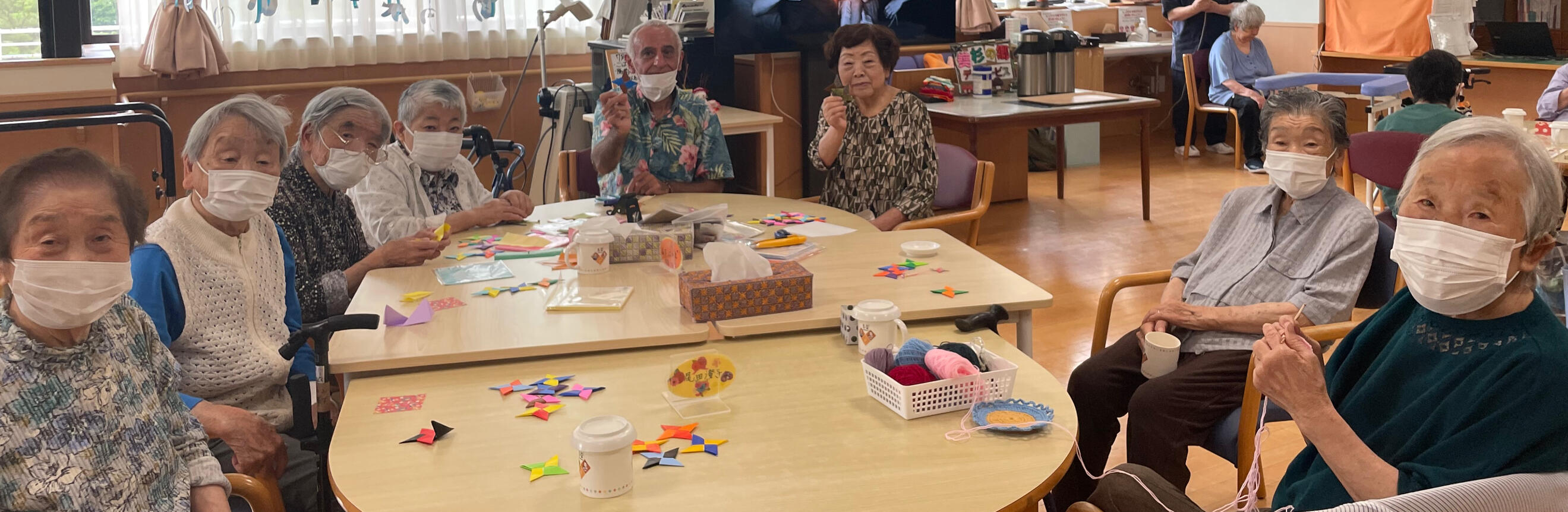 teaching in the village Shiramine